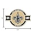 Rico Industries NFL Football New Orleans Saints Standard Badge Magnet - for Car, Fridge