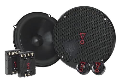 JBL Stage3 607C Sistema de sonido de 2 vías echo auto - Juego de altavoces coche Componentes de 250W JBL Pro Sound con altavoz para coche incorporado de 16 - 17 cm y tweeter