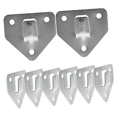 Homoyoyo 8piezas Soporte De Pared Para Extintor De Incendios Gancho Metálico Duradero Para Montaje Pared Fácil Instalación Y Uso Seguro