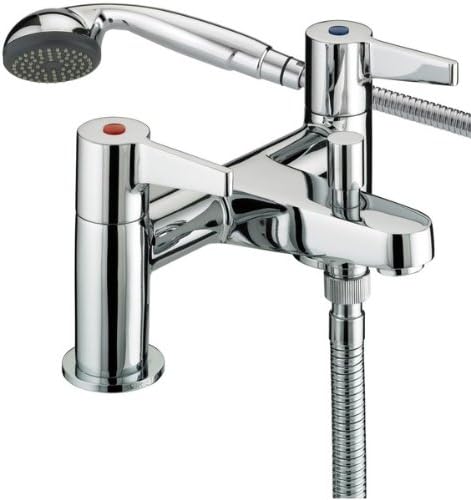 Bristan DUL BSM C Design Utility Lever Bath Shower Mixer - Chrome Plated, Clear