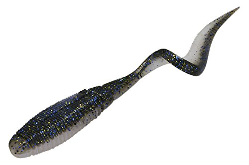 JACKALL(ジャッカル) ワーム リズムカーリー 5インチ ブルーギル/パールホワイト