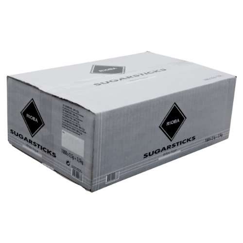 Rioba White Sugar Sugarsticks, Zuckersticks, 1000 Stück