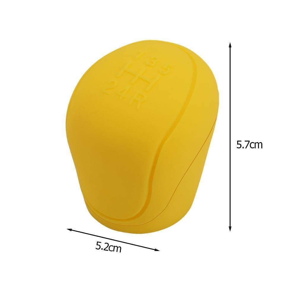 1 pz Universale Silicone Auto Gear Testa Pomello Della Copertura Del Cambio Maniglia Antiscivolo Asta Del Cambio Resistente all'usura Cover Grip