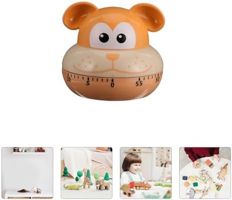 NUOBESTY Mekanik çizgi film mutfak saati, köpek, plastik, 1 adet, pişirme ve pişirme süresi, geri sayım, zamanlayıcı, pilsiz, mutfak çalar saati, pişirme, yemek pişirme ve ev işleri için - Görsel 6