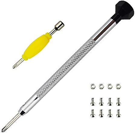 WDTMEEZU Professional Fingerboard Tool Kit Finger Skateboard Tool Fingerboard Screw Driver Fingerboard Nut Driver Fingerboard Screws and Nuts kit Finger Toy Tool