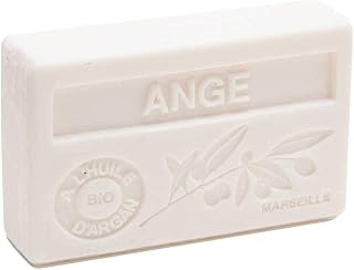Maison du Savon de Marseille - French Soap made with Organic Argan Oil - Angel Fragrance - 100 Gram Bar
