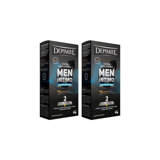 kit 2 Cremes Depilatório Depimiel Men Íntimo - 95g