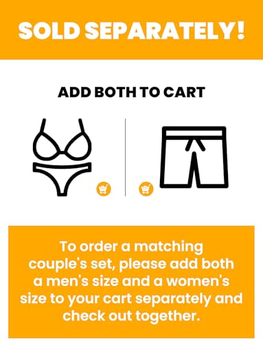 PATPAT Matching Swimsuits for Couples - Two Piece Bikini Sets or Swim Trunks Summer Beach Hawaiian Swimwear Bathing Suits2