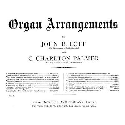 March / Religioso and Berceuse for Organ