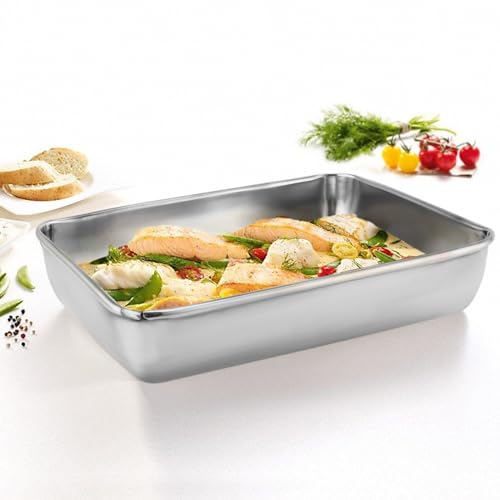 Plaque de cuisson rectangulaire ZOENHOU pour rôtir et servir - 8