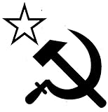 Hammer and Sickle tattooing temporary tattoos Cute Face stickers one sheet of A4 paper