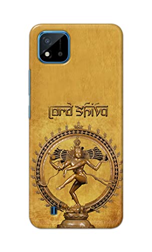 Image of PRINTFIDAA Lord Shiva As Nataraj Printed Designer Hard Case for Realme C20, Realme C11 (2021) Back Cover -(e) RPM1004