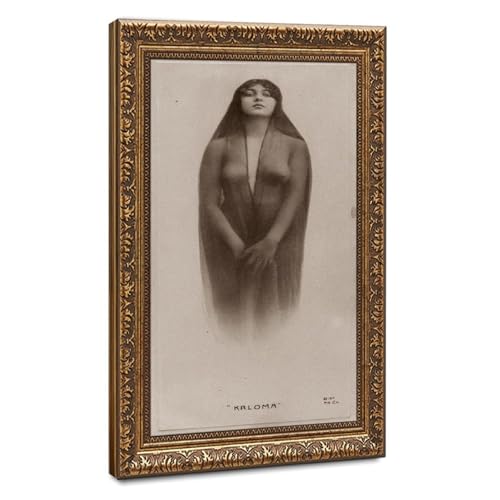 Affiches sur toile de 1914 portrait Kaloma jeune femme drapée grand format