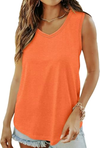 KISSMODA Womens Flora Print Tank Tops Ribbed Summer Shirt Sleeveless Summer Casual Women Blouses(S-3XL)