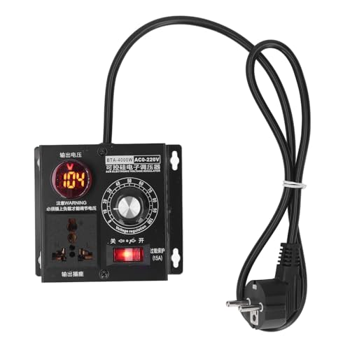 Régulateur de tension SCR 220V variateur de puissance 4000W pour moteur et chauffage