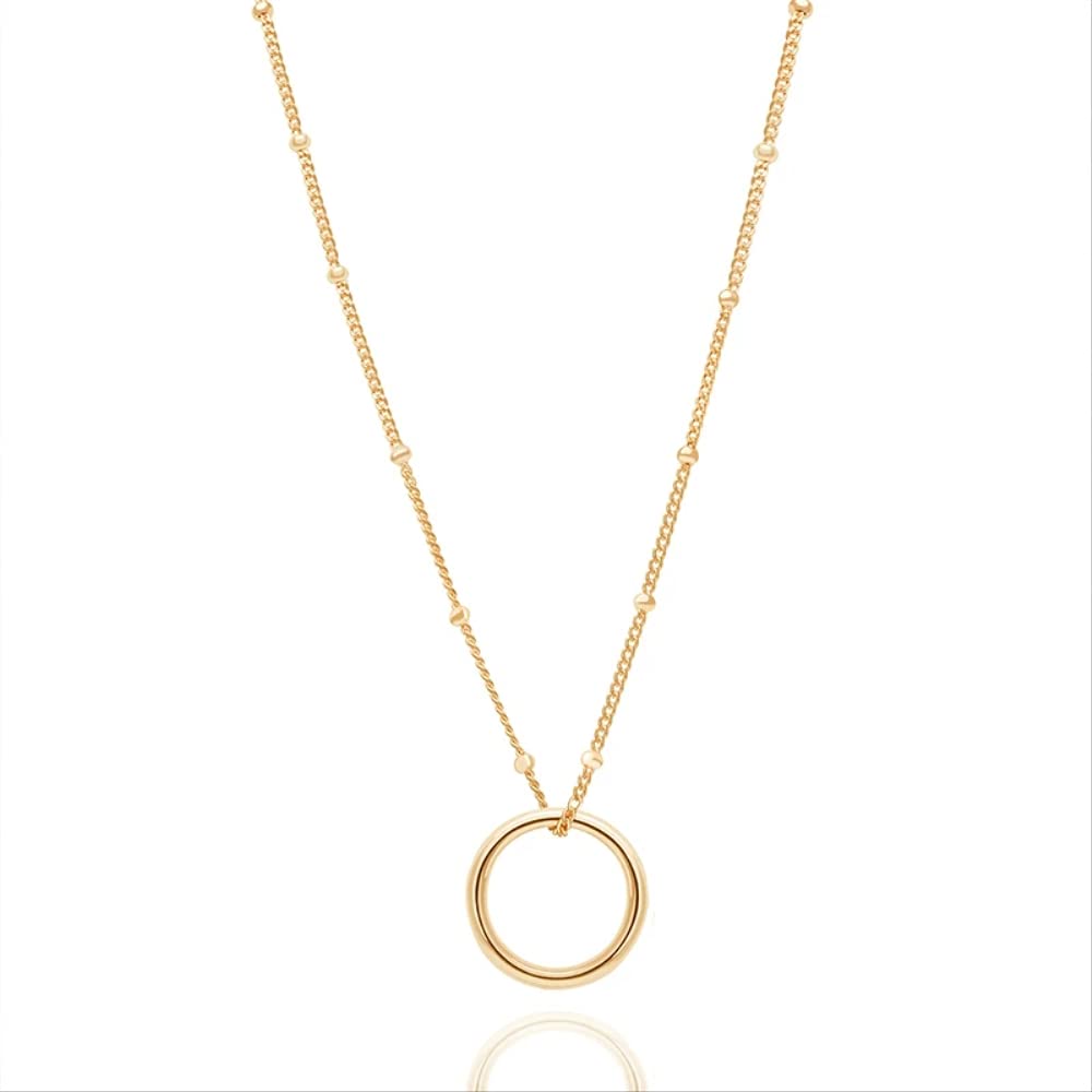 Collier rond bonnet chaîne pour femmes idée cadeau anniversaire mémorable