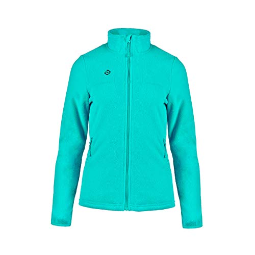 Izas - Forro Polar para Mujer - Chaqueta con Cuello Alto y Cremallera - Forro Polar de Invierno Ligero y de Secado Rápido - Ideal para Actividades al Aire Libre - Padru Azul Verdoso - M