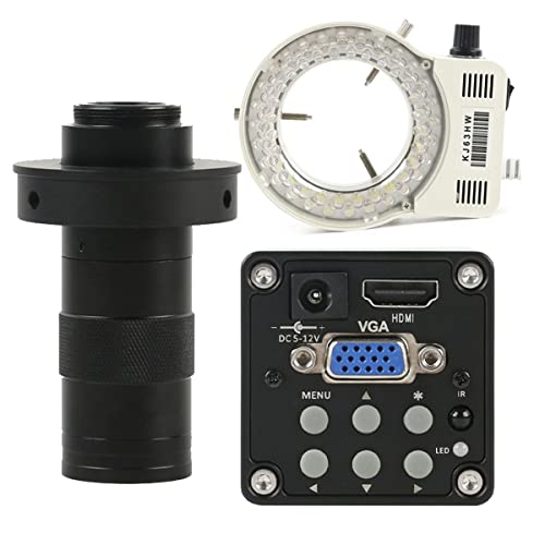 �������L�b�g 14mp 1080p�r�f�I�������J����10.0x 130x 180x 200X 300x 500x C.�����Y�̃}�E���g �����������Y�A�_�v�^�[(Color:With 130X LED Light)