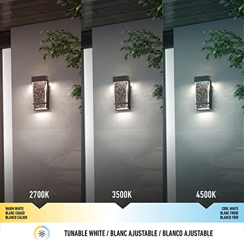 Artika Skyler 10W LED Outdoor Wall Light, Black, 600 Lumens