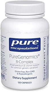 Pure Encapsulations PureGenomics B-Complex | Broad Spectrum B Vitamin Support for Genetic Expression and Cellular Function* | 120 Capsules