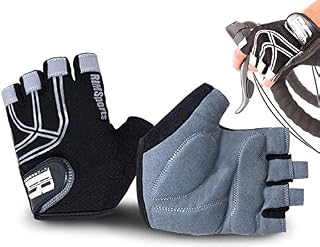 RIMSports Bike Gloves for Men & Women - MTB Gloves w/Microfiber Thumb
