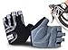 RIMSports Bike Gloves for Men & Women - MTB Gloves w/Microfiber Thumb - Ideal Mountain Biking Gloves & Cycling Gloves - Reflective Biking Gloves - Premium Bicycle Gloves & Riding Gloves (Black, L)