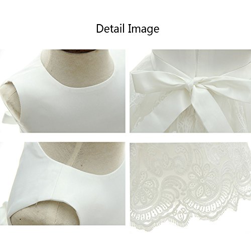 AHAHA Baby Mädchen Prinzessin Kleid Blumenmädchenkleid Taufkleid Festlich Kleid Hochzeit Partykleid Festzug Babybekleidung 12