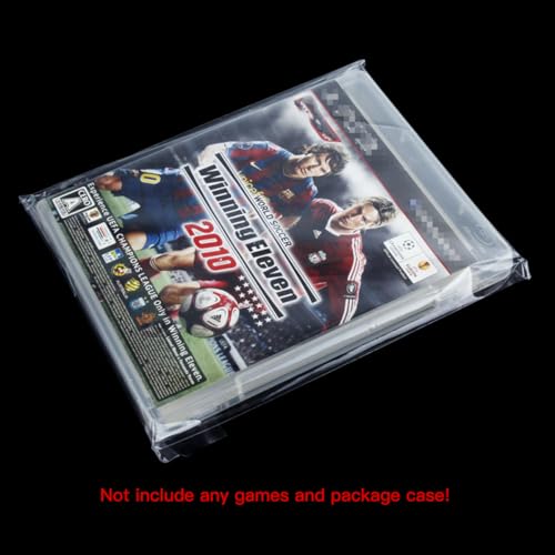 Image of 100 PCS Resealable OPP Plastic Sleeve Bags Compatible with Sony PS3 CD Game Case, Game Case Protective Sleeves