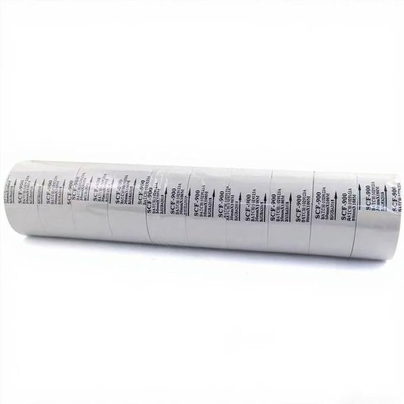 20 Rolls Date Coding Ribbon, SCF-900 35mm x 100m White Thermal Transfer Hot Stamping Ribbon,Direct Thermalfor,for Coding Machine