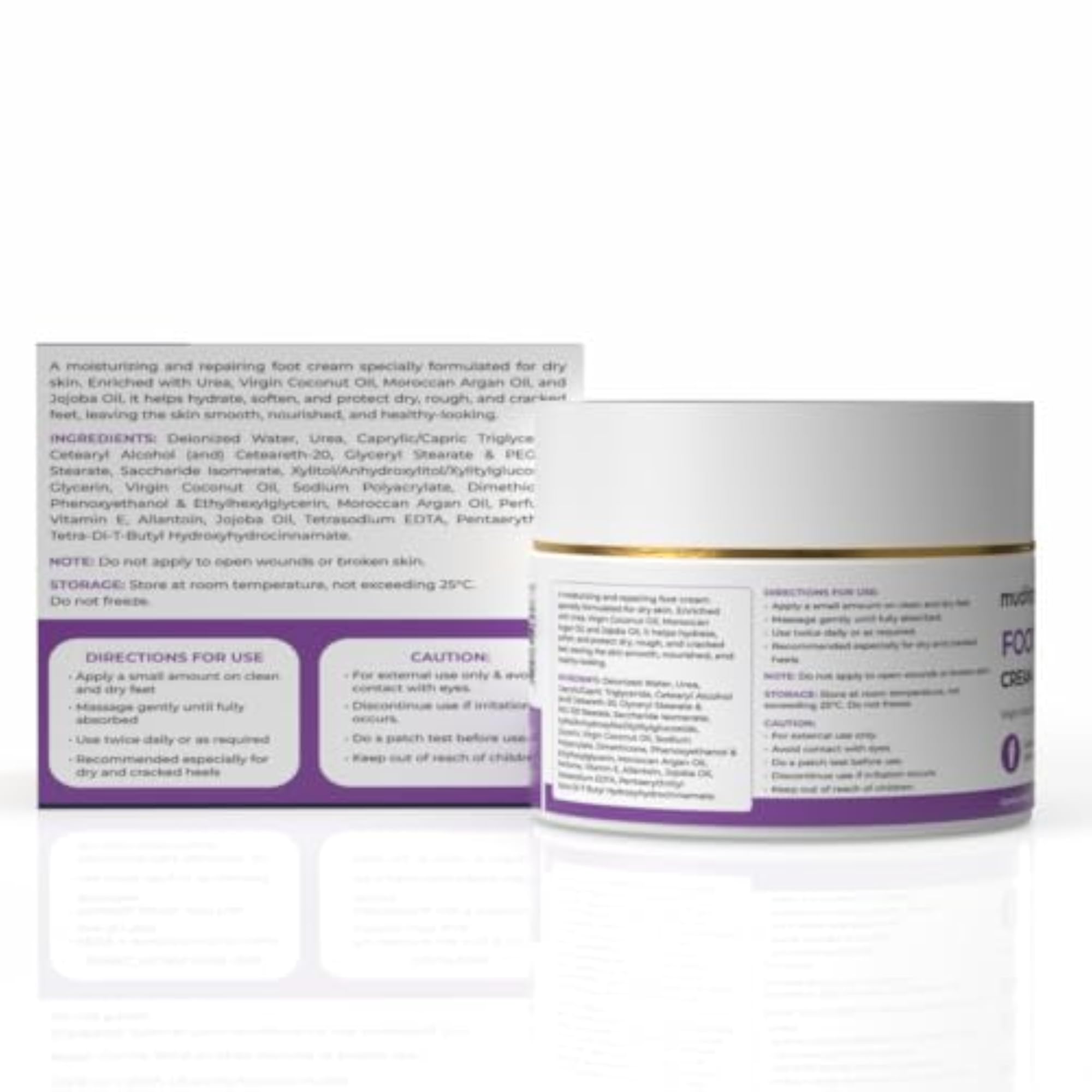 Foot Shield Cream for Dry & Cracked Heels, Deep Moisturizing
