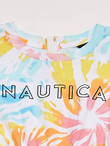 Nautica 25NSSFH03R-100-PC Girls' Short Sleeve Fashion Dress thumb #2