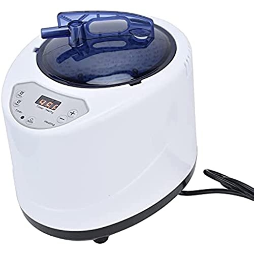 Sauna Steamer Pot, 2.68L Home Spa Sauna Steam Generator with Timer & 9 Levels Temps, 1000W Portable Body Detox Personal Sauna Kit, for Steam Bath Box/Wooden Barrel/Bath Tub