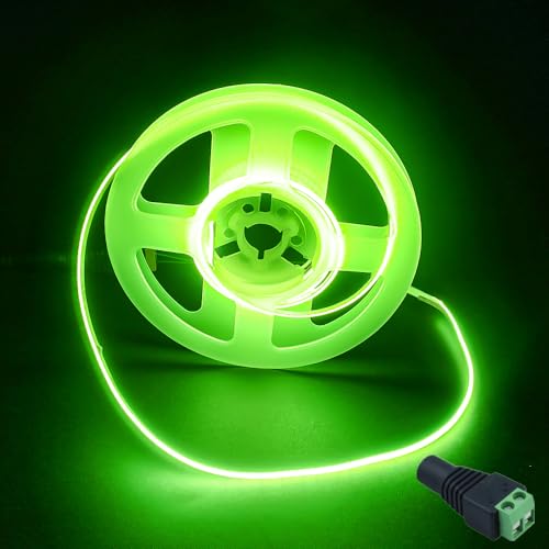 JBdusn 12V Tira LED COB de Verde 5m flexible