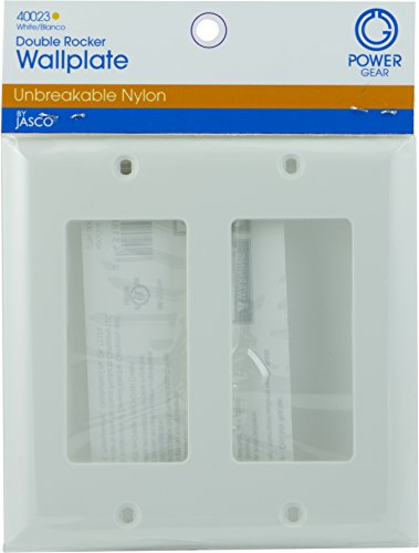 image for Power Gear Double Rocker Wallplate, Outlet Covers, 0.29