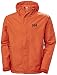 Produktbild Helly Hansen Herren Seven J Regenjacke, wasserdicht, Winddicht, atmungsaktiv, 301 Patrol Orange, Medium