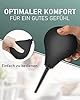 Poire a Lavement Intime Anale,Poire de Lavement Intime Femme Homme 224ML,Poire Lavement Rectale En Silicone Médicale,Douches Anale et Vaginale Sans BPA (Noire) #3