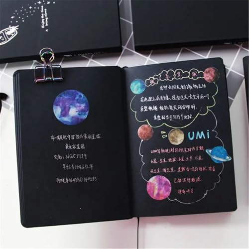 Carnet de croquis pour dessiner sur papier noir A5 sans reflets