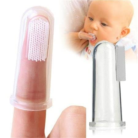 AP & ZP Baby Finger Toothbrush for Training Teething - Infant & Toddles & Lids Teeth Brush Soft Babies Toothbrushes Oral Cleaning Massager to Train Your Child Healthy Oral Habits (2)-image-42