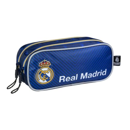 Estojo Escolar Duplo Futebol Real Madrid Xeryus Original