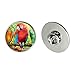 Colorful Tropical Rainforest Parrots Metal 1.1