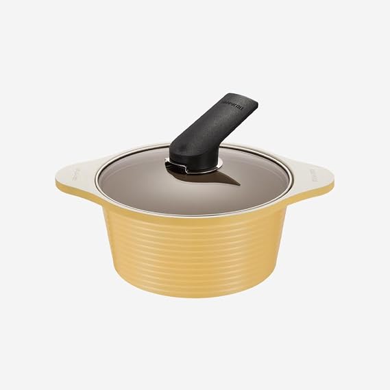 Happycall Arbor Blanc Ceramic Pot (Mellow Yellow, 20cm/ 2.8L)