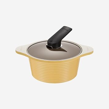 Happycall Arbor Blanc Ceramic Pot (Mellow Yellow, 20cm/ 2.8L)