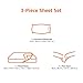 Amazon Basics Lightweight Super Soft Easy Care Wrinkle Free Microfiber 3 Piece Bed Sheet Set with 14-Inch Deep Pockets, Twin, Dark Gray, Solid, Kids, Men & Women Bedding