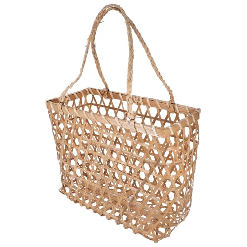 Amosfun 1 Pc panier corbeille de fruits de rangement pour serviettes hygiéniques corbeille fruit fruits basket conteneur de stockage organisateur d'articles divers fil de coton