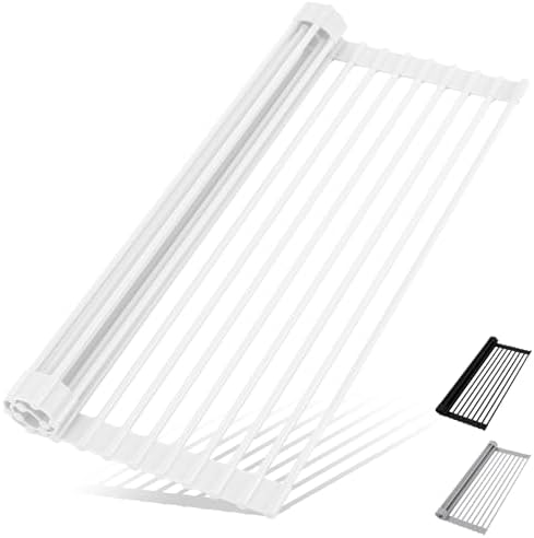 Amazon.com - HANZENMA Roll Up Dish Drying Rack Over The Sink Kitchen ...