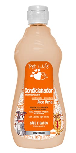 Condicionador Aloe Vera Pet Life Cães e Gatos 540 mL