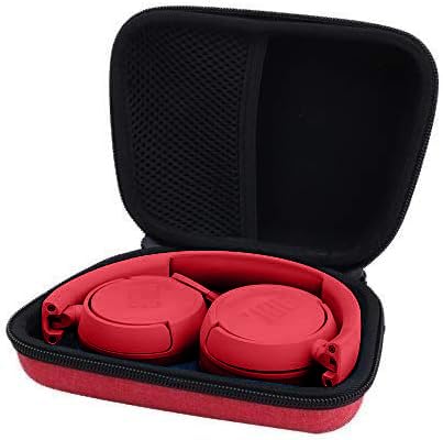 Aenllosi Hard Carrying Case Replacement for JBL JR 300BT/ JR 300/ Kids On-Ear Wireless Headphones (red)