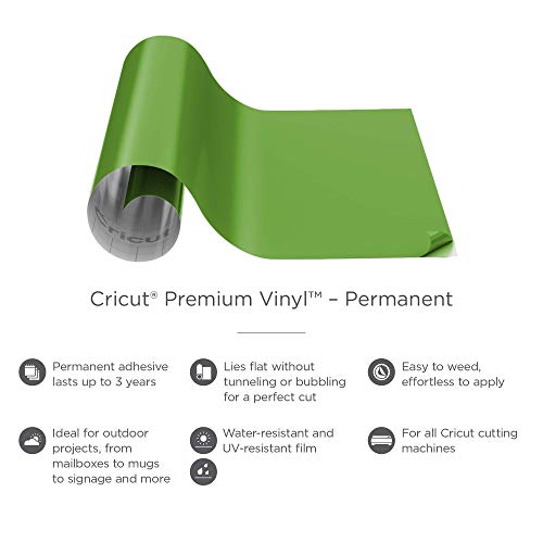 Image of Cricut Premium Vinyl Permanent, Lime Green