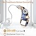 Hearing Aids, 16-Channel Digital Hearing Aids for Seniors, Rechargeable Hearing Aid for People with Hearing Loss, 4 Levels of Volume/Two Mode Noise Cancellation, Clear Sound and Easy to Use (white)