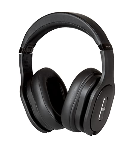 PSB Speakers M4U 9 Over-Ear Wireless Active Noise Cancelling Headphone, Jet Black